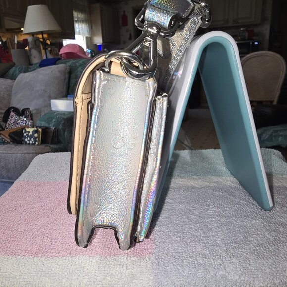 Guess Utopie Metallic Mini Crossbody - Picture 6 of 8